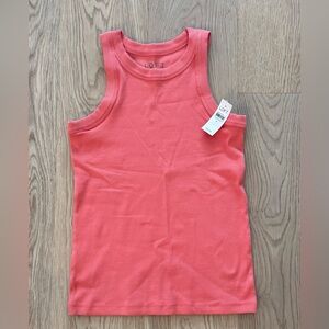 LOFT Coral Tank Top